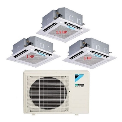 31.Máy Lạnh Multi Daikin Inverter 1 Dàn Nóng 3 HP + 3 Dàn Lạnh Âm Trần 1 HP – 1.5 HP