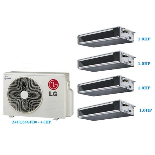 Combo Multi LG Inverter 1 Dàn Nóng 4 Hp Z4UQ36GFD0/AMNQ09GL1A0
