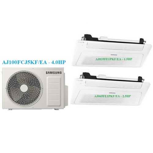 Combo Multi Samsung Inverter 1 Dàn Nóng 4 Hp + 2 Dàn Lạnh 1 Hướng 1.5 Hp-2.5 Hp