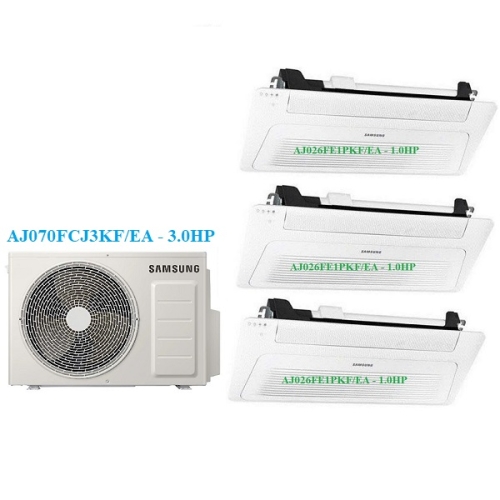 Combo Multi Samsung Inverter 1 Dàn Nóng 3 Hp + 3 Dàn Lạnh 1 Hướng 1Hp