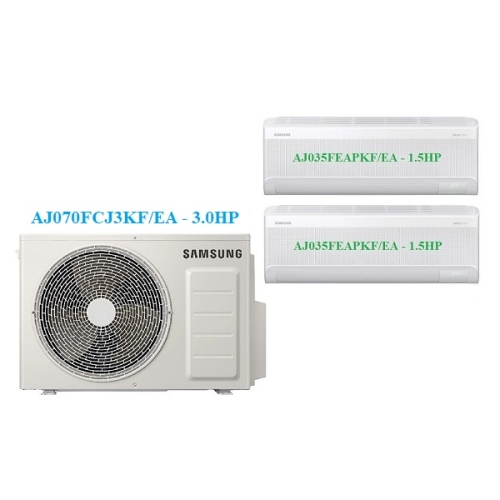 Combo Multi Samsung Inverter 1 Dàn Nóng 3 Hp + 2 Dàn Lạnh 1.5 Hp