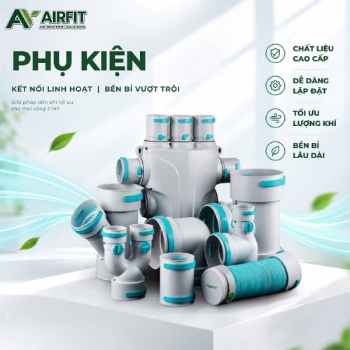 Thông gió thu hồi nhiệt + hút ẩm cao cấp Airfit 400m3/h VXX-40TH-S