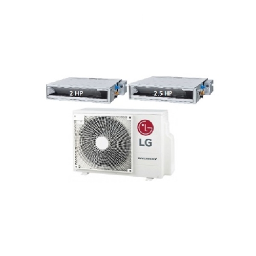 89.Máy Lạnh Multi LG 1 Dàn Nóng 4 Hp + 2 Dàn Lạnh Âm Trần Nối Ống Gió 2 Hp - 2.5 Hp