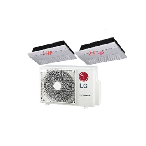 42.Máy Lạnh Multi LG 1 Dàn Nóng 2.5 Hp + 2 Dàn Lạnh Âm Trần 1 Hướng Thổi 1 Hp -  2.5 Hp
