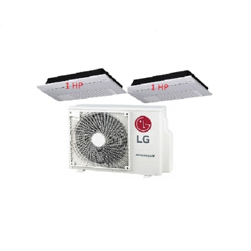 31.Máy Lạnh Multi LG 1 Dàn Nóng 2 Hp + 2 Dàn Lạnh Âm Trần 1 Hướng Thổi 1 Hp