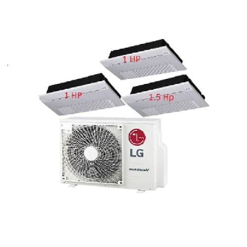 37.Máy Lạnh Multi LG 1 Dàn Nóng 2.5 Hp + 3 Dàn Lạnh Âm Trần 1 Hướng Thổi 1 Hp - 1.5 Hp