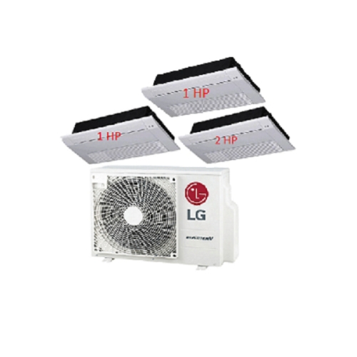 43.Máy Lạnh Multi LG 1 Dàn Nóng 3.5 Hp + 3 Dàn Lạnh Âm Trần 1 Hướng Thổi 1 Hp - 2 Hp
