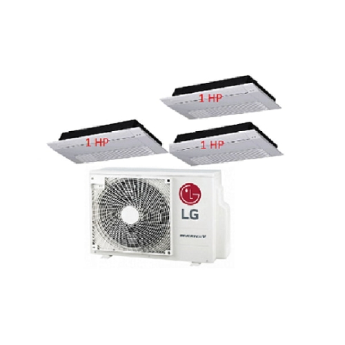 32.Máy Lạnh Multi LG 1 Dàn Nóng 2.5 Hp + 3 Dàn Lạnh Âm Trần 1 Hướng Thổi 1 Hp