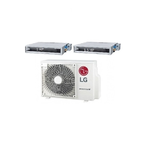 66.Máy Lạnh Multi LG 1 Dàn Nóng 2 Hp + 2 Dàn Lạnh Âm Trần Nối Ống Gió 1 Hp - 1.5 Hp