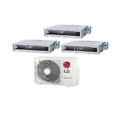 68.Máy Lạnh Multi LG 1 Dàn Nóng 3.5 Hp + 2 Dàn Lạnh Âm Trần Nối Ống Gió 1 Hp - 1.5 Hp