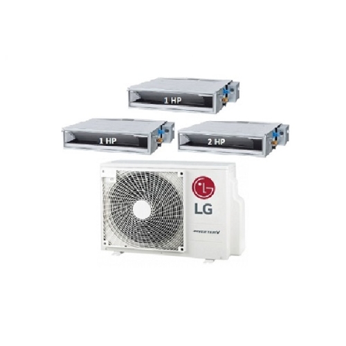 73.Máy Lạnh Multi LG 1 Dàn Nóng 3.5 Hp + 3 Dàn Lạnh Âm Trần Nối Ống Gió 1 Hp - 2 Hp