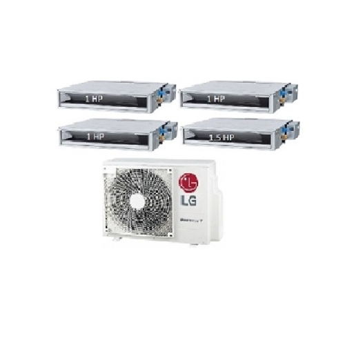 69.Máy Lạnh Multi LG 1 Dàn Nóng 4 Hp + 4 Dàn Lạnh Âm Trần Nối Ống Gió 1 Hp - 1.5 Hp