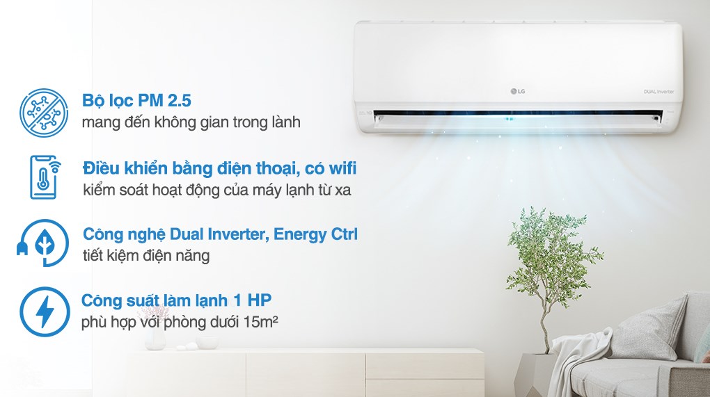 Máy Lạnh LG Inverter 1 HP V10WIN1